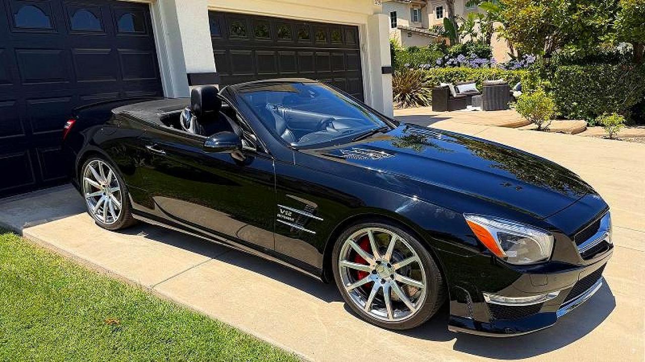 2014 Mercedes-benz Sl 65 Amg Black vin: WDDJK7KA5EF023037