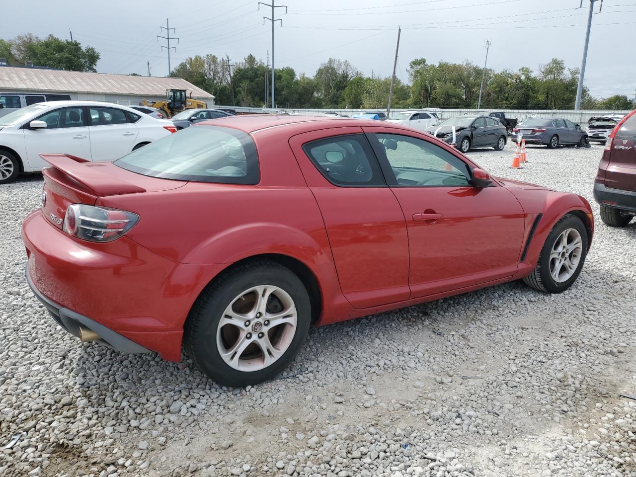 2008 Mazda Rx8 Red vin: JM1FE173680214164