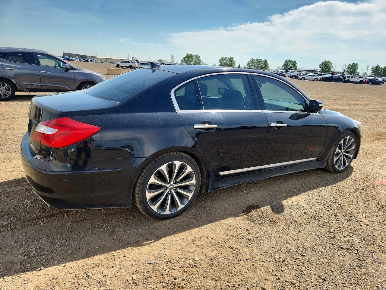 2012 Hyundai Genesis 5.0l Black vin: KMHGC4DH3CU173677