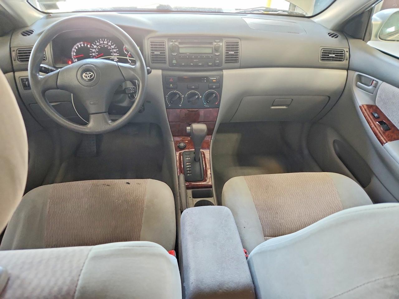 2006 Toyota Corolla Le Gray vin: JTDBR32E660077098