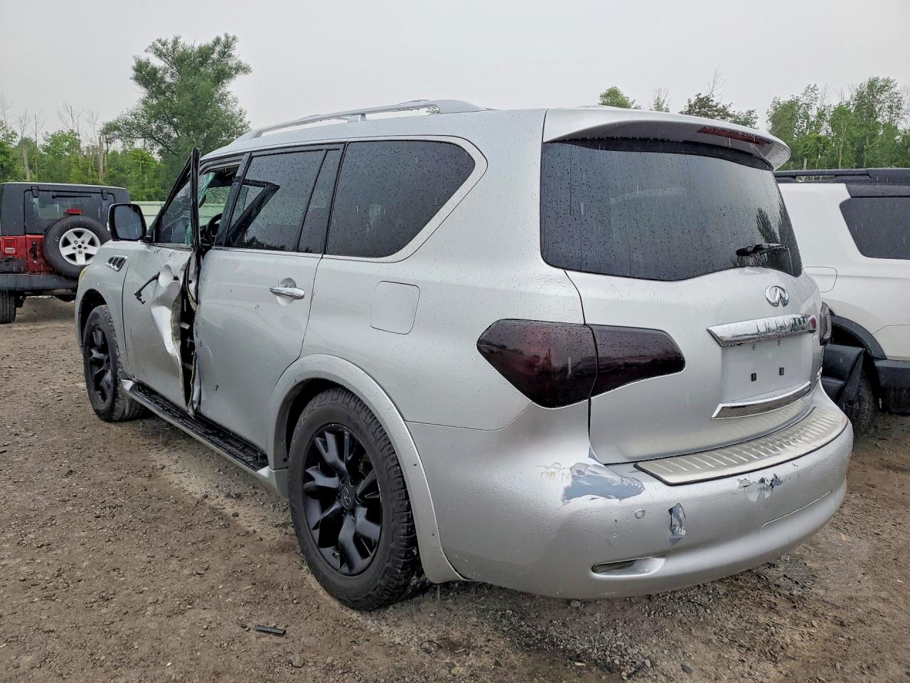 2011 Infiniti Qx56 Base Silver vin: JN8AZ2ND8B9701521