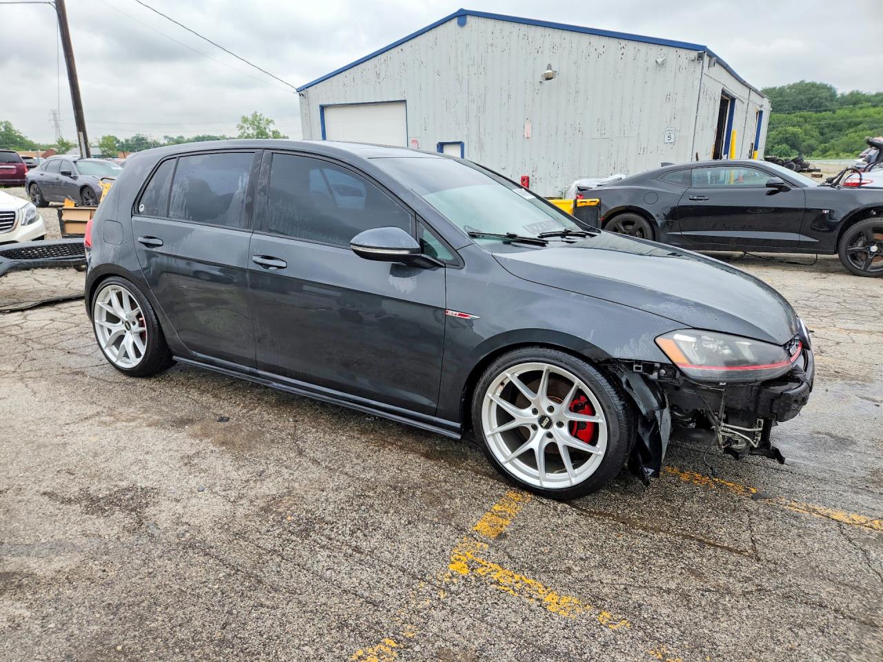 2015 Volkswagen Gti Серый vin: 3VW4T7AU8FM001189
