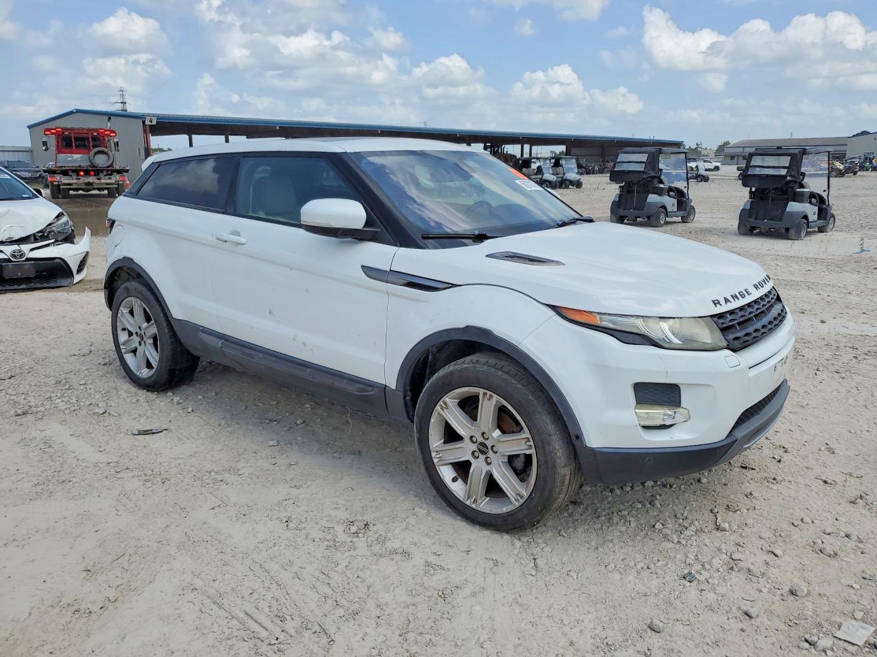 2012 Land Rover Range Rover Evoque Pure Plus White vin: SALVP1BG5CH612579