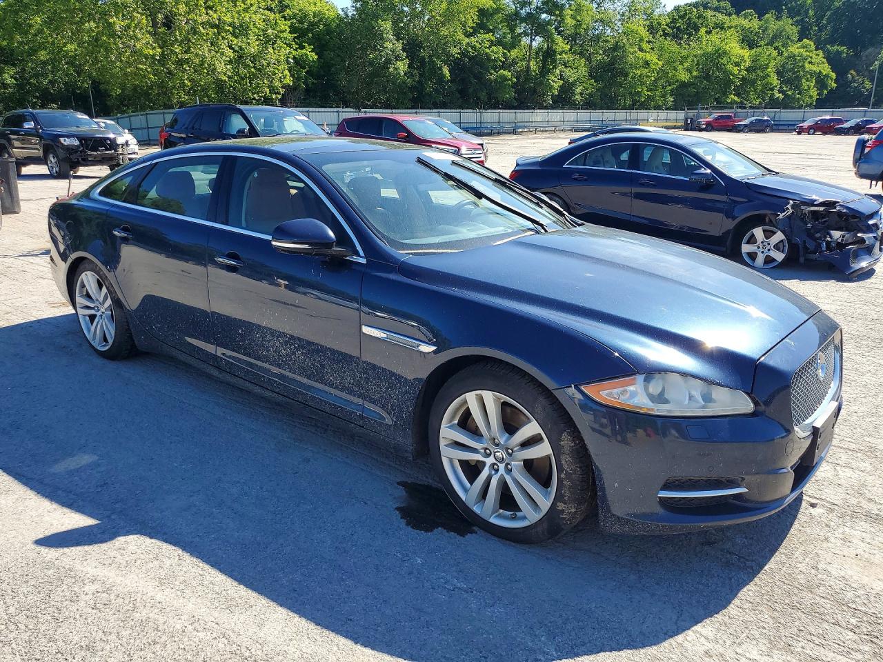 2013 Jaguar Xjl Portfolio Blue vin: SAJWJ2GD9D8V50429