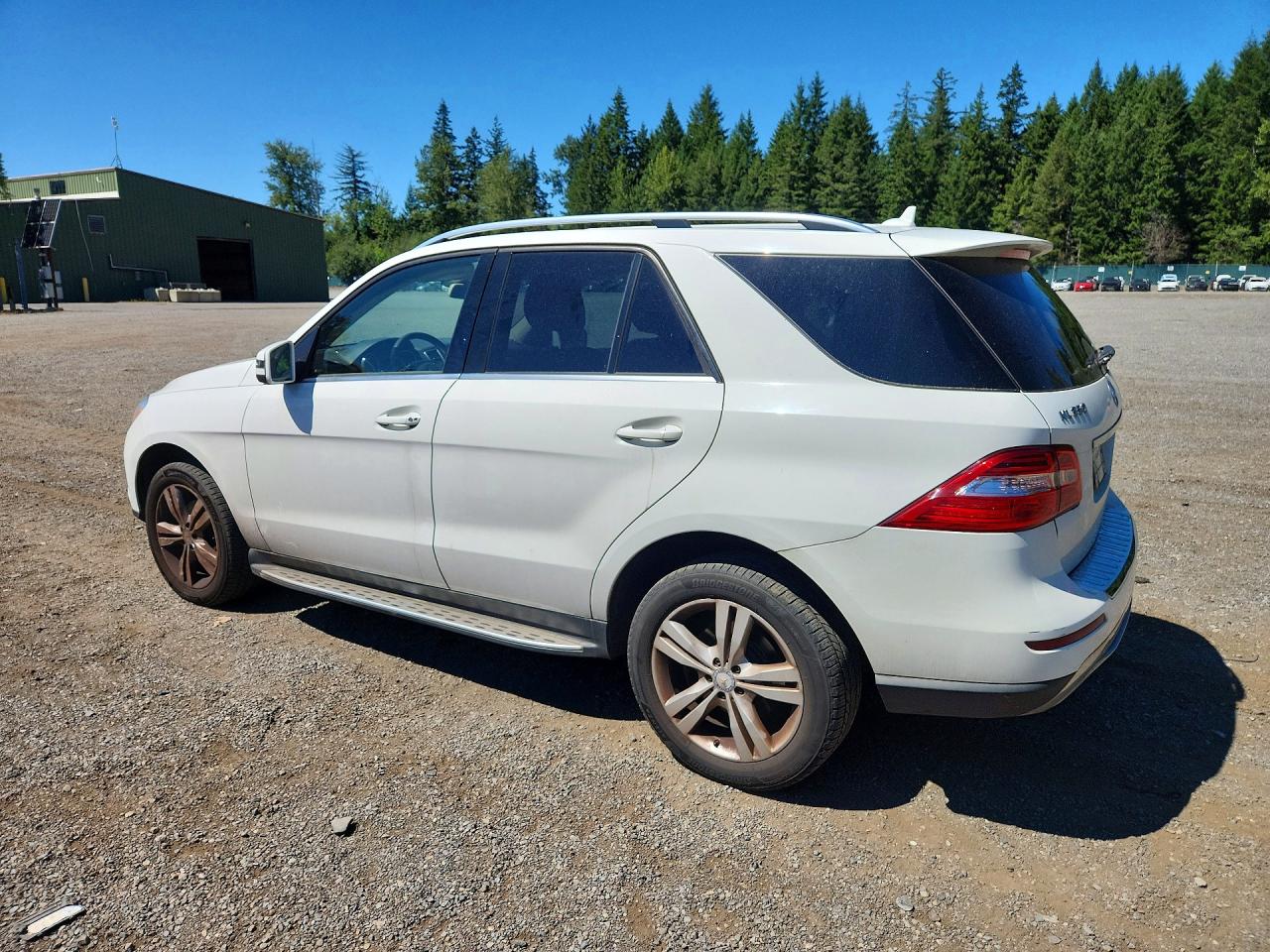 2014 Mercedes-benz Ml 350 4matic White vin: 4JGDA5HB3EA326969