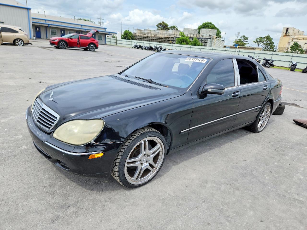 2001 Mercedes-benz S 500 Black vin: WDBNG75J51A177083