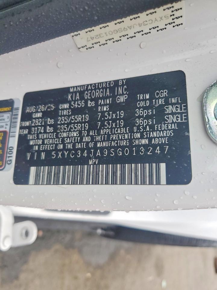 2025 Kia Ev6 Wind White vin: 5XYC34JA9SG013247