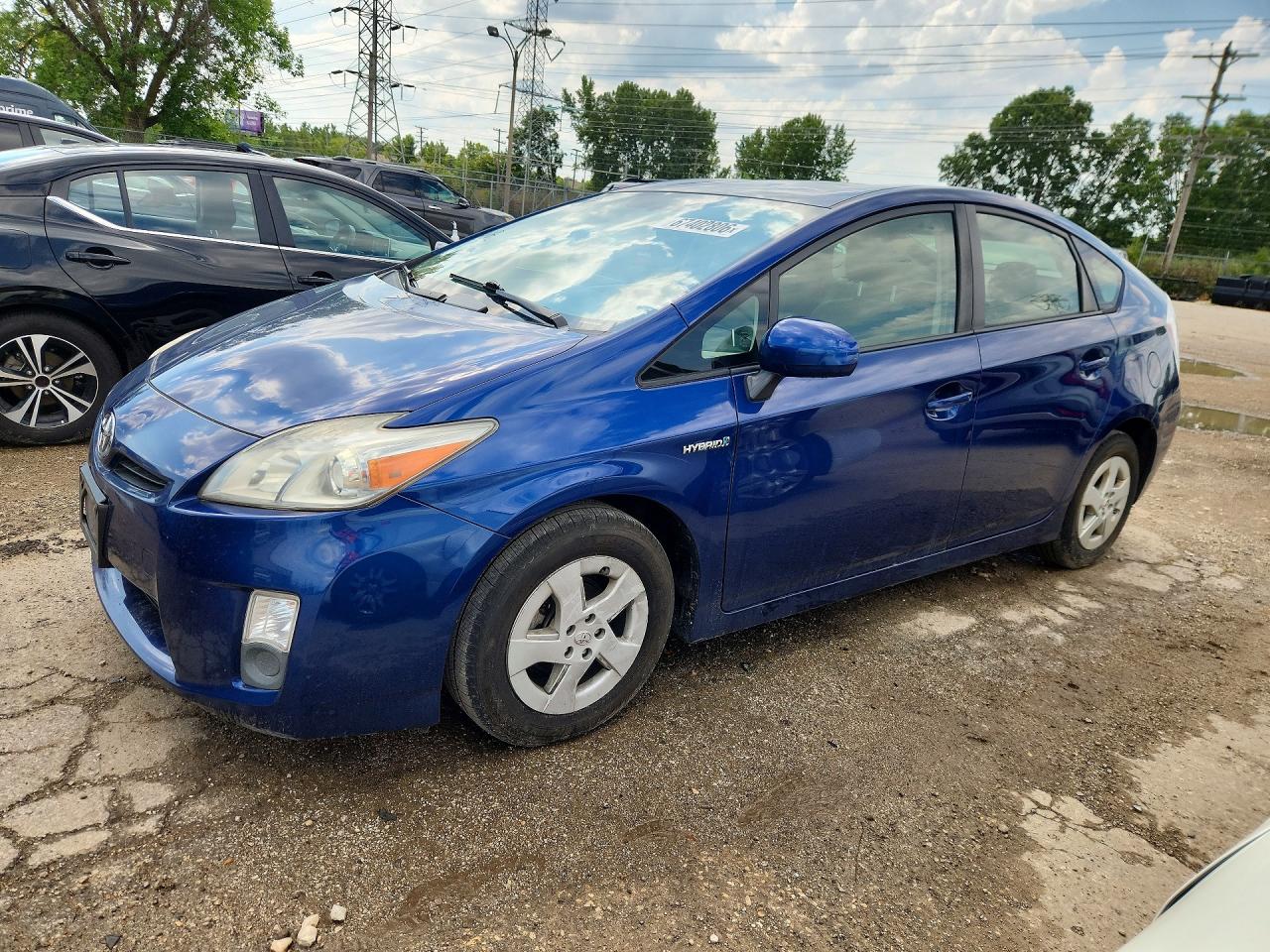 2010 Toyota Prius Ii Blue vin: JTDKN3DU3A5202828