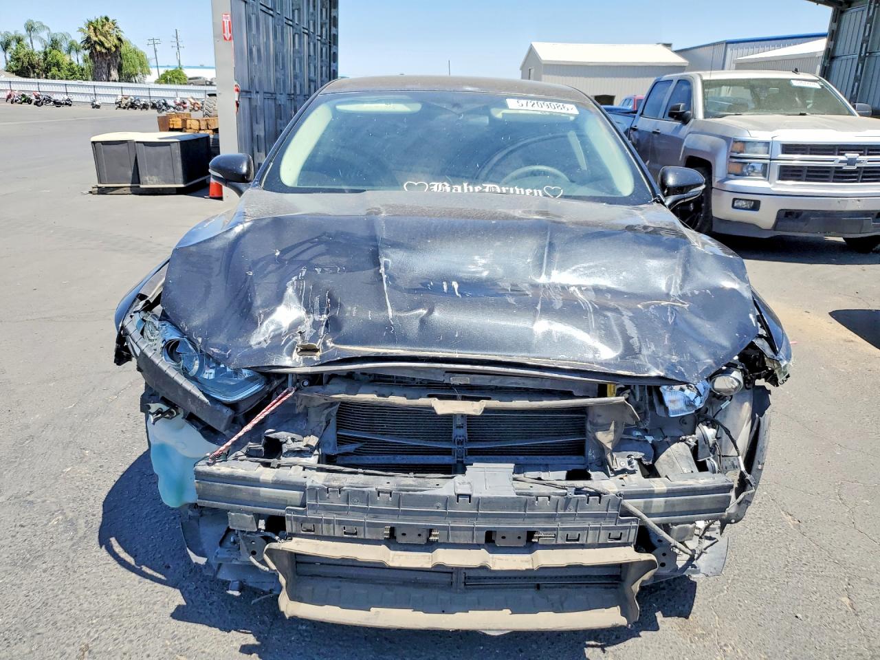 2014 Ford Fusion Se Hybrid Charcoal vin: 3FA6P0LUXER398738