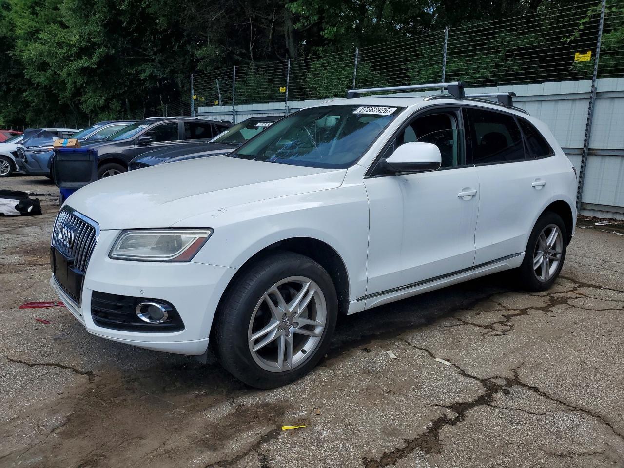 2013 Audi Q5 Premium Plus Белый vin: WA1LFAFP1DA084278
