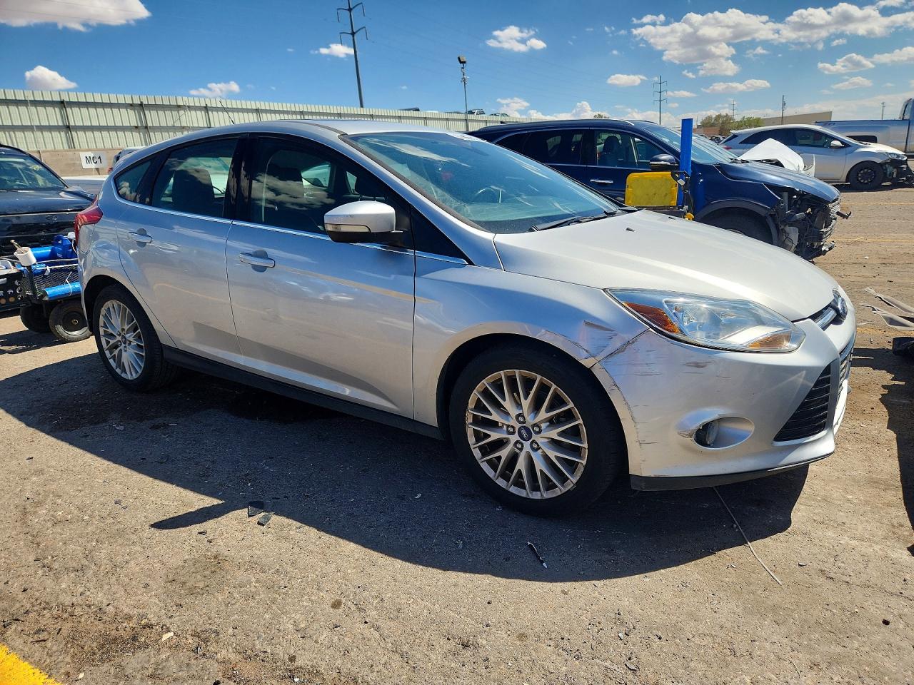 2012 Ford Focus Sel Silver vin: 1FAHP3M2XCL206351