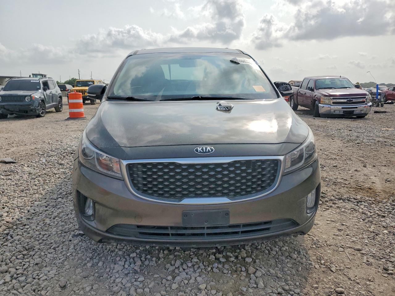 2015 Kia Sedona Ex Tan vin: KNDMC5C11F6023691
