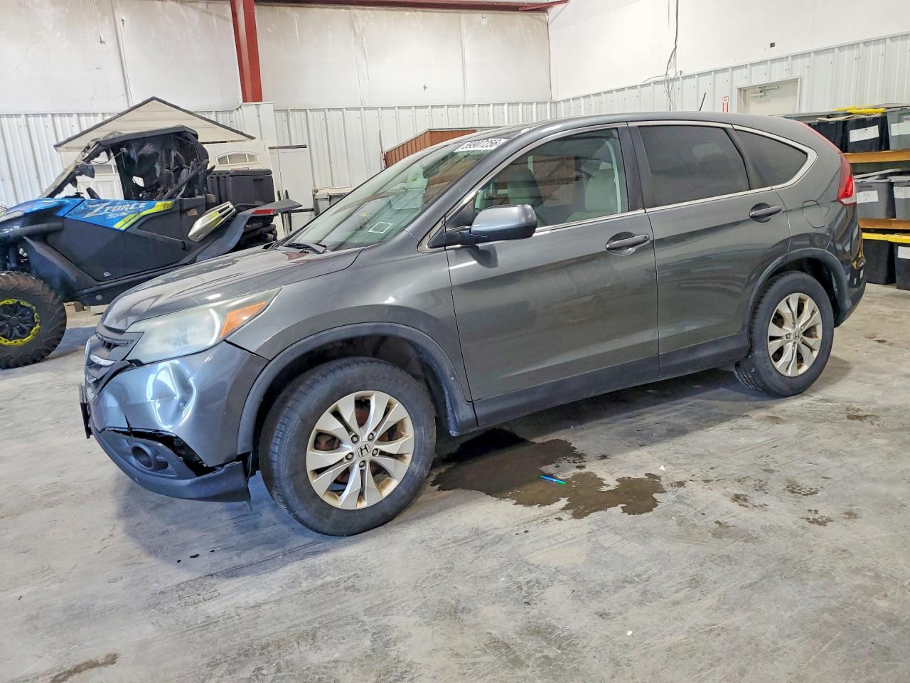 2014 Honda Cr-v Ex Gray vin: 5J6RM4H50EL049427