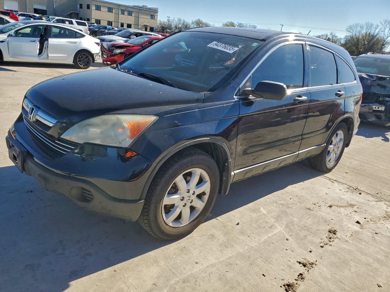 2008 Honda Cr-v Ex Black vin: 3CZRE38518G705224