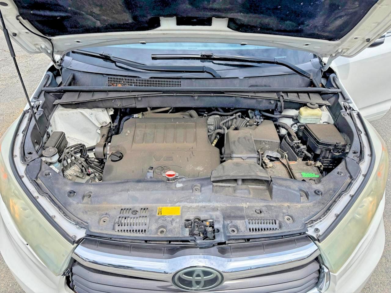 2015 Toyota Highlander Limited Platinum Белый vin: 5TDYKRFH2FS110262