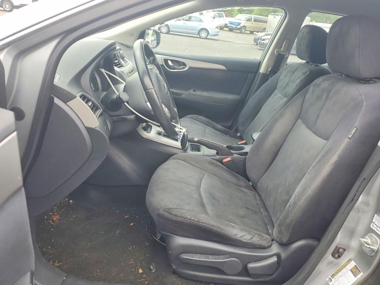 2013 Nissan Sentra S Silver vin: 3N1AB7AP8DL787262