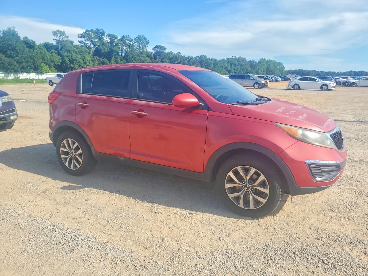 2015 Kia Sportage Lx Красный vin: KNDPB3AC8F7683374