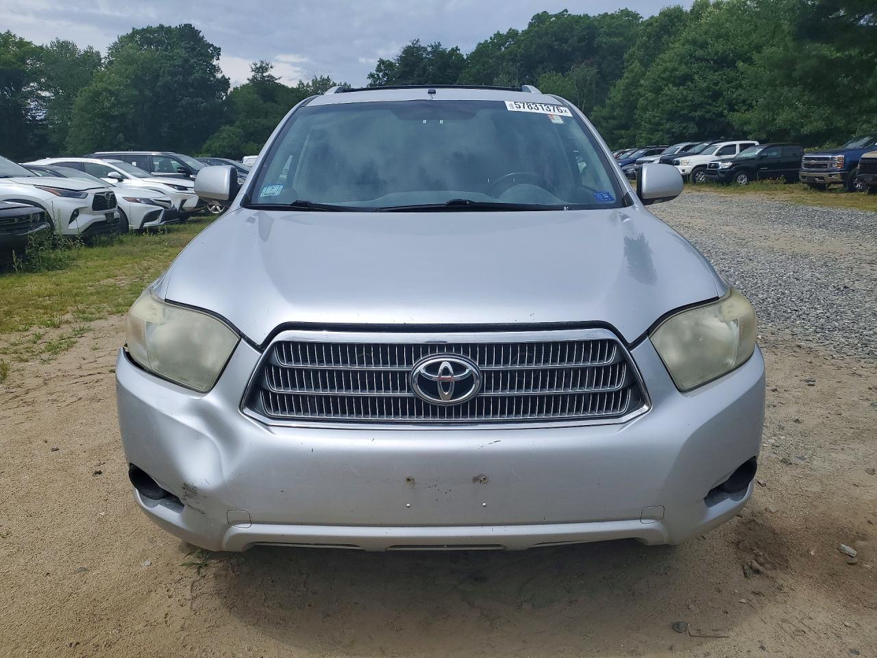 2009 Toyota Highlander Hybrid Silver vin: JTEEW41A492026567