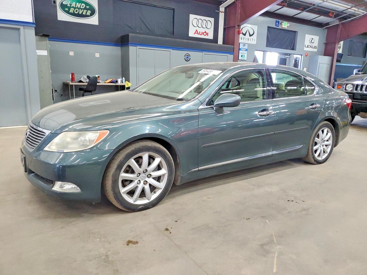 2007 Lexus Ls 460 Green vin: JTHBL46F375047649