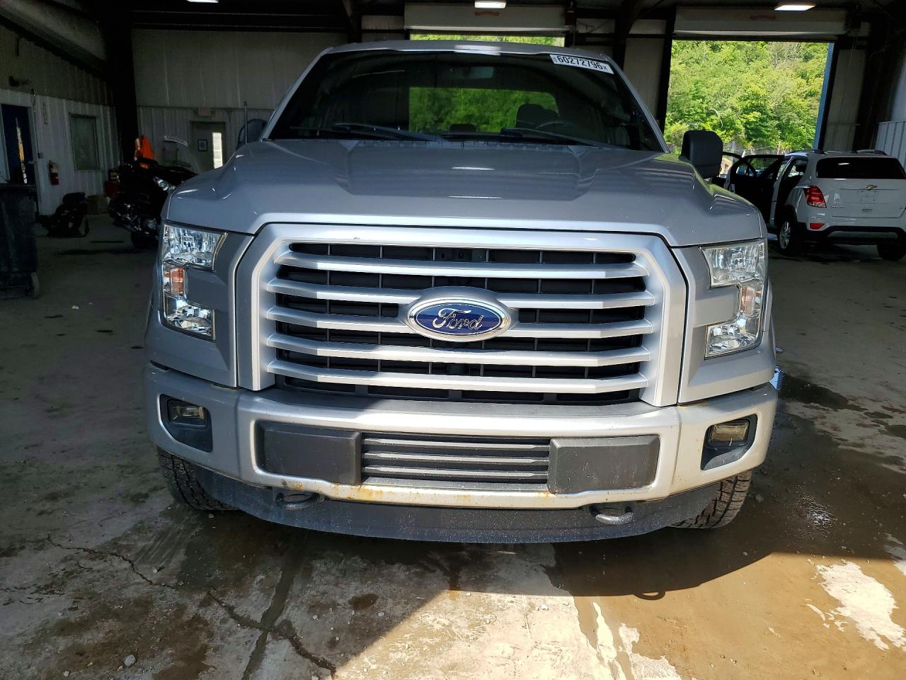 2015 Ford F150 Super Cab Silver vin: 1FTFX1EF2FFC28130