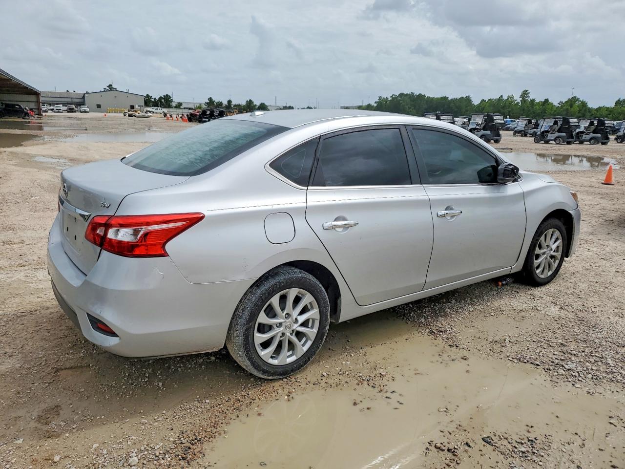 2017 Nissan Sentra Sv Silver vin: 3N1AB7AP5HY397793