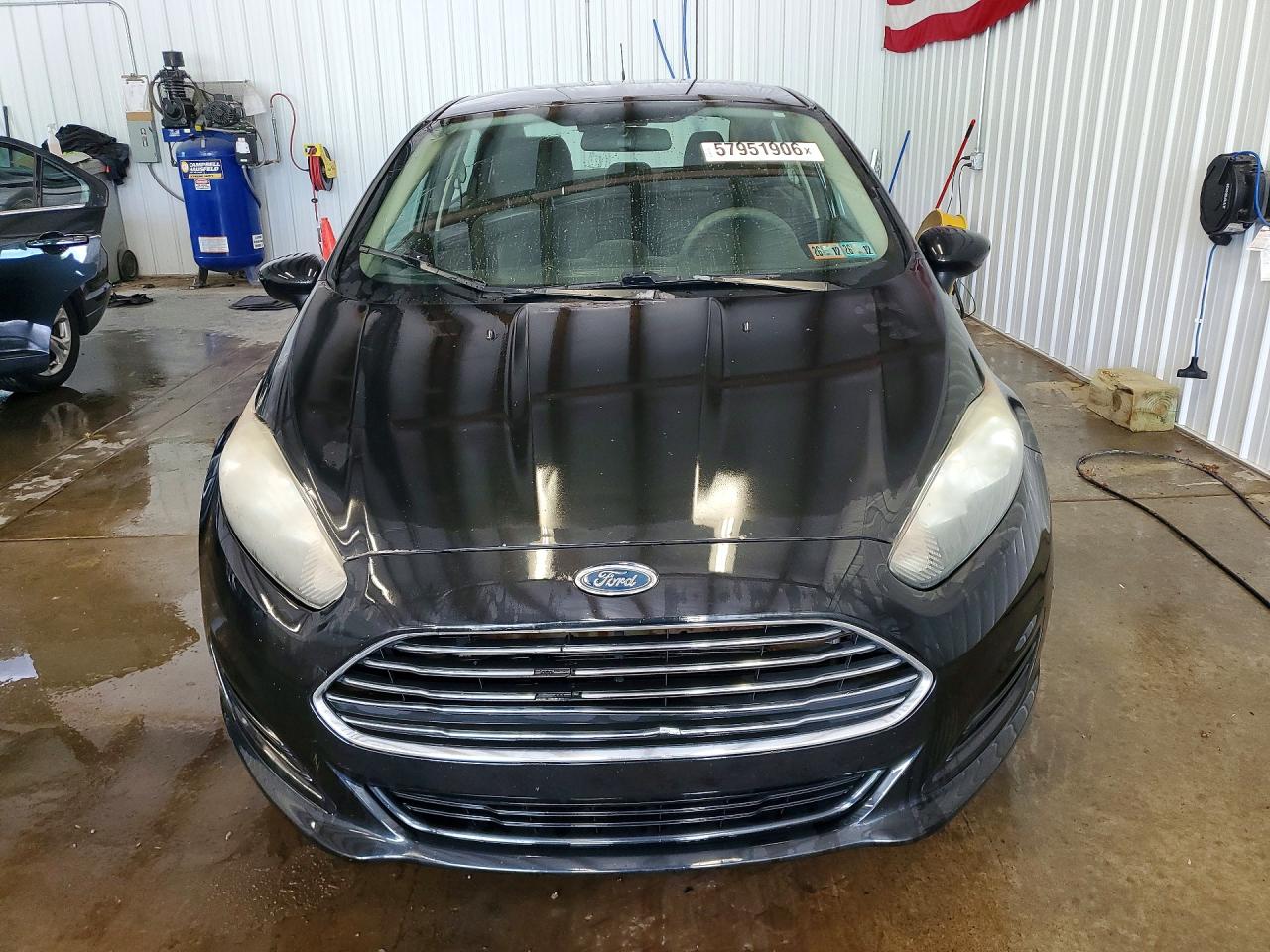 2015 Ford Fiesta S Black vin: 3FADP4AJ9FM158117
