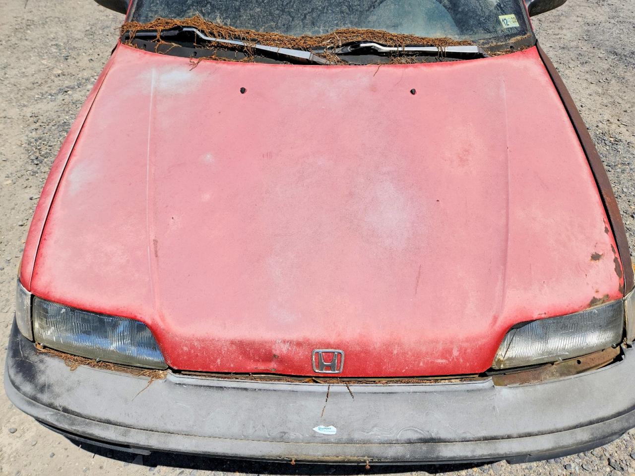 1991 Honda Civic Crx 1.5 Hf Red vin: JHMED8360MS007855