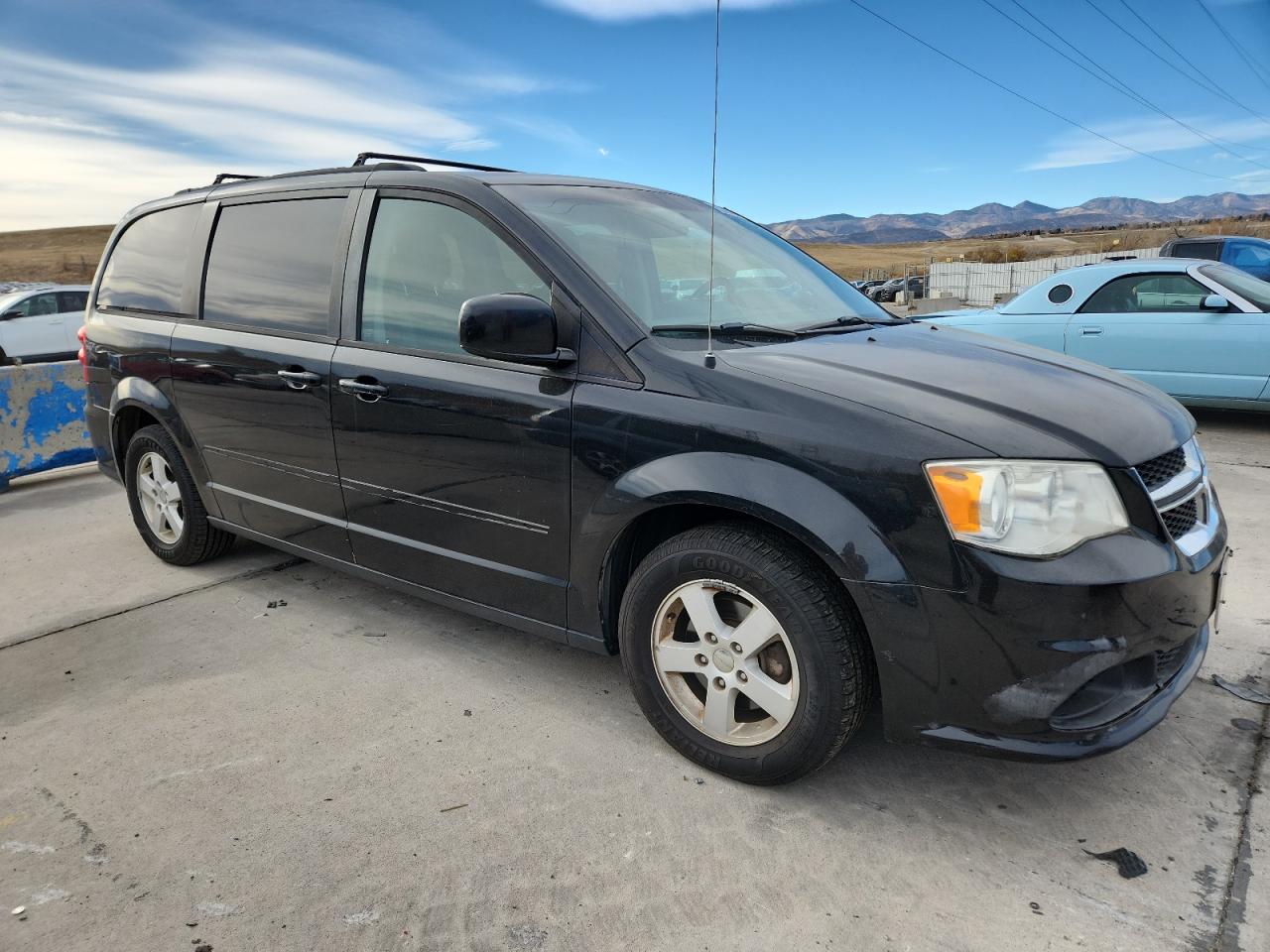 2013 Dodge Grand Caravan Sxt Black vin: 2C4RDGCG8DR544304