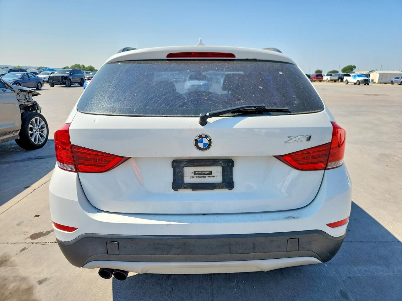 2014 Bmw X1 Sdrive28i White vin: WBAVM1C5XEVW51635