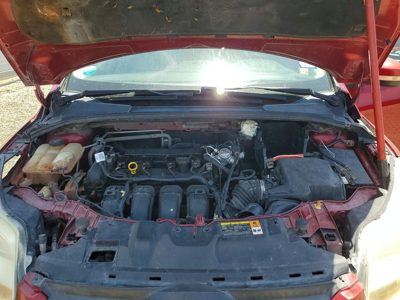 2013 Ford Focus Se Maroon vin: 1FADP3F20DL315009
