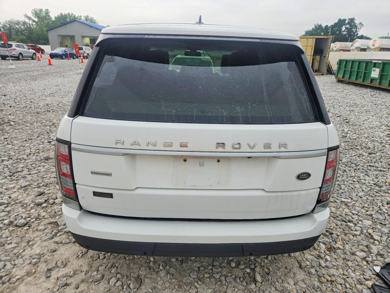 2015 Land Rover Range Rover Supercharged White vin: SALGS2TF2FA221843