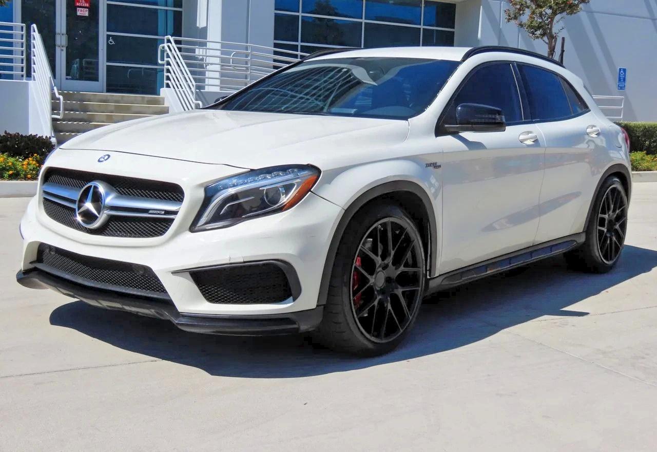 2015 Mercedes-benz Gla 45 Amg White vin: WDDTG5CBXFJ077471