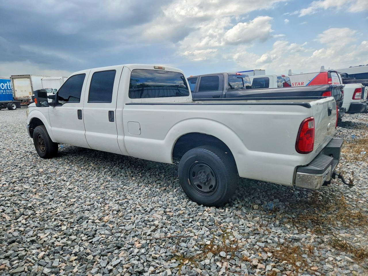 2012 Ford F350 Super Duty White vin: 1FT8W3AT0CEB54713