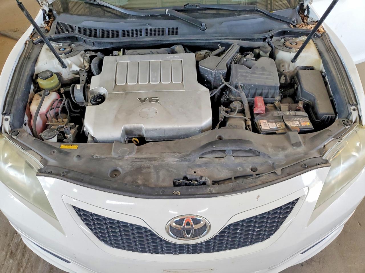 2007 Toyota Camry Se V6 White vin: 4T1BK46K87U544005