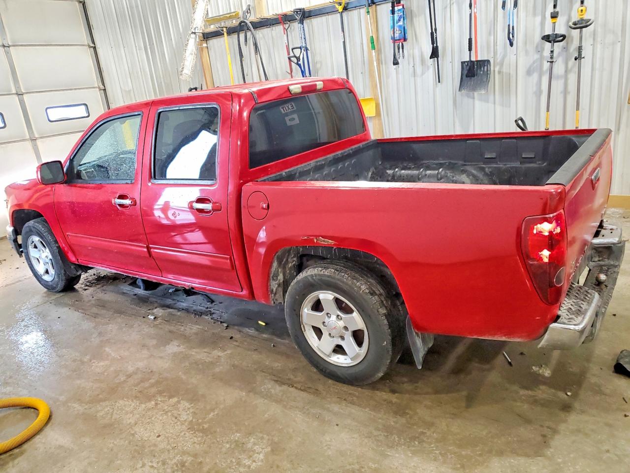 2011 Gmc Canyon Sle Red vin: 1GTD5MF92B8100055