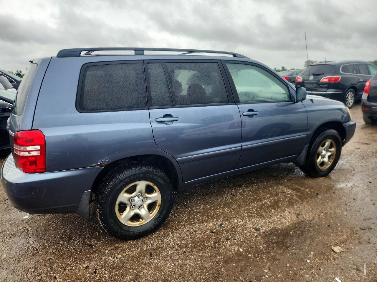 2001 Toyota Highlander Base Blue vin: JTEHD21A510001667