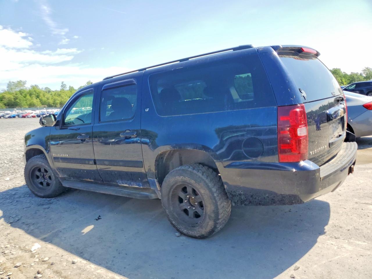 2008 Chevrolet Suburban K1500 Ls Blue vin: 3GNFK16348G280144
