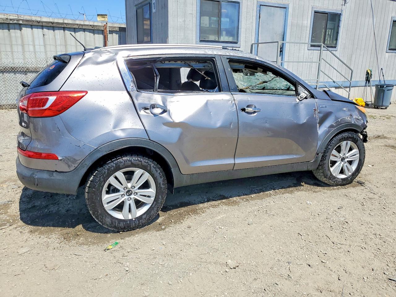 2012 Kia Sportage Ex Gray vin: KNDPCCA26C7207057