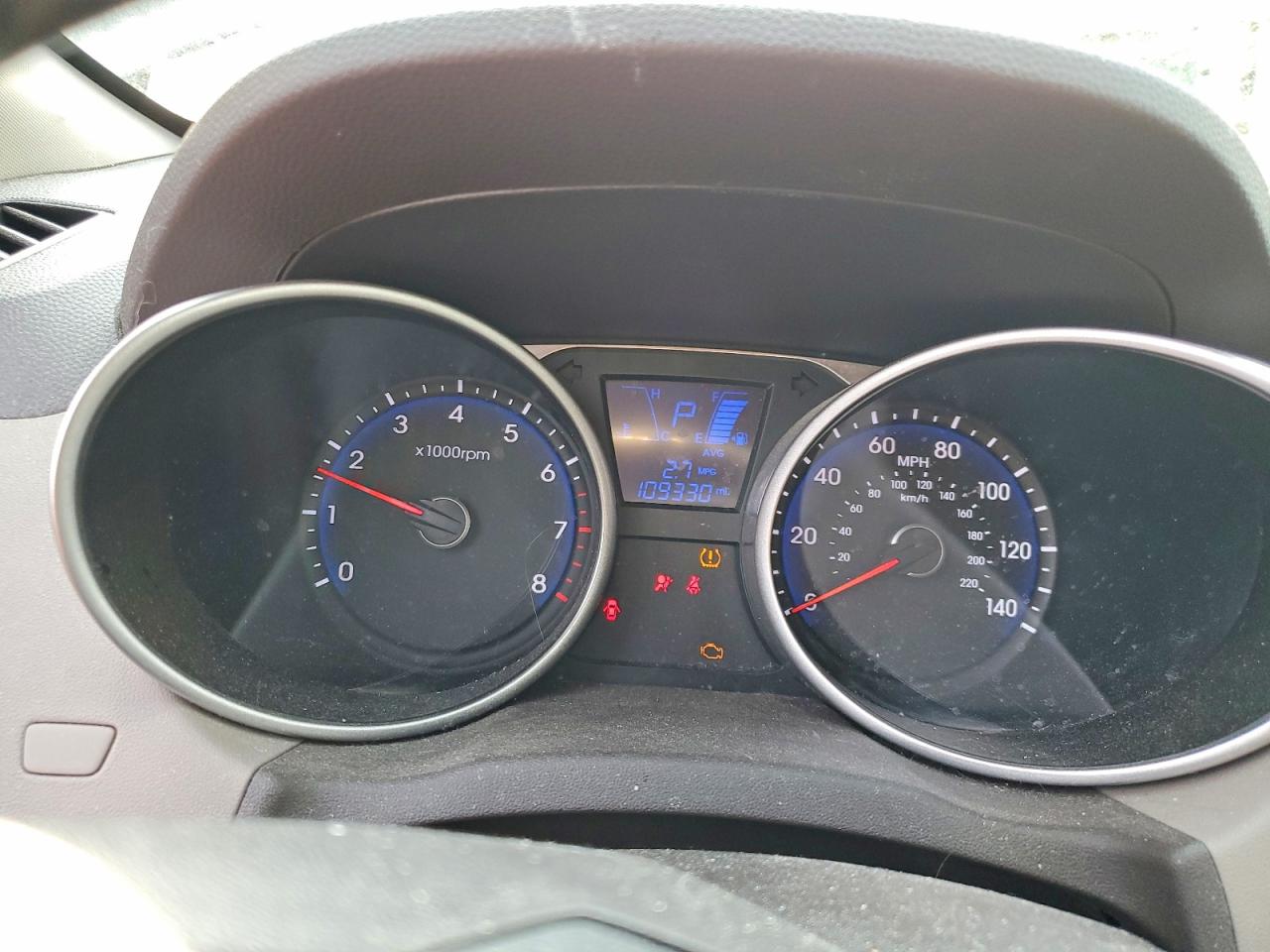 2014 Hyundai Tucson Se Brown vin: KM8JUCAG0EU789994