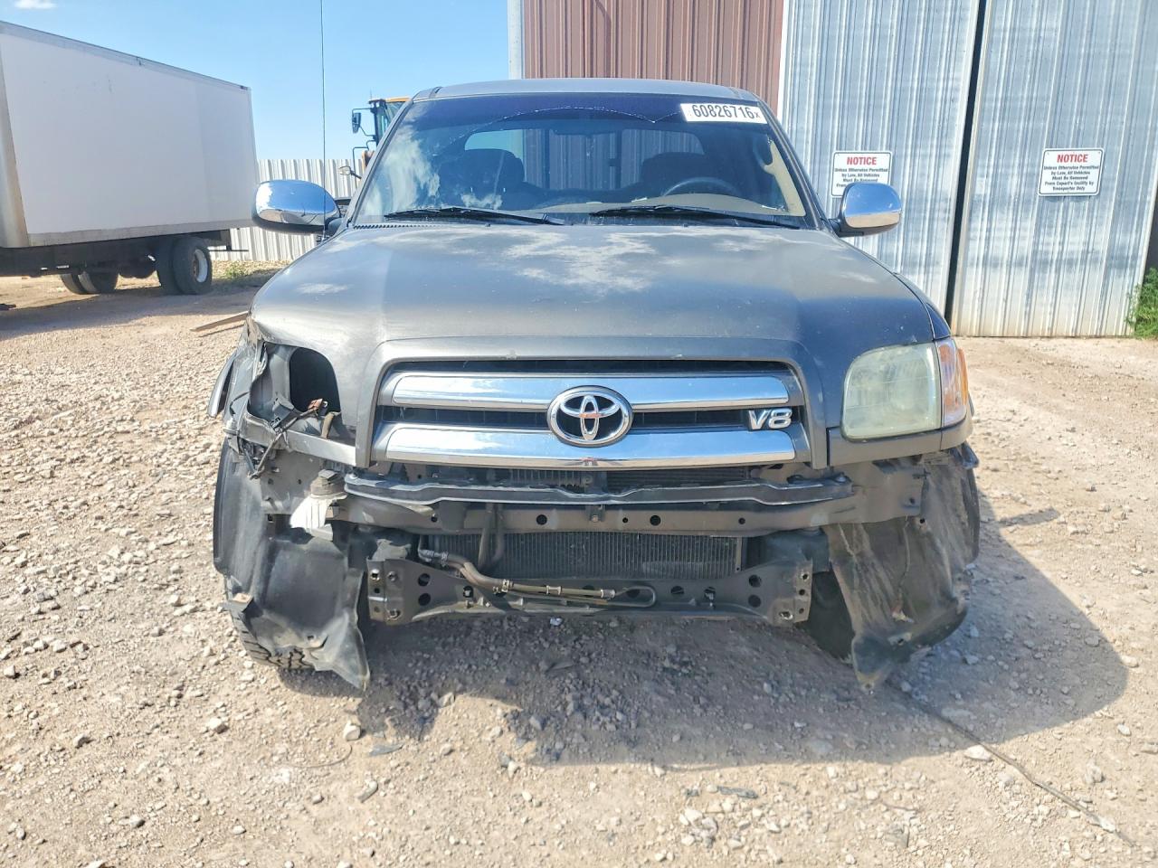 2004 Toyota Tundra Sr5 Gray vin: 5TBBT44144S450871