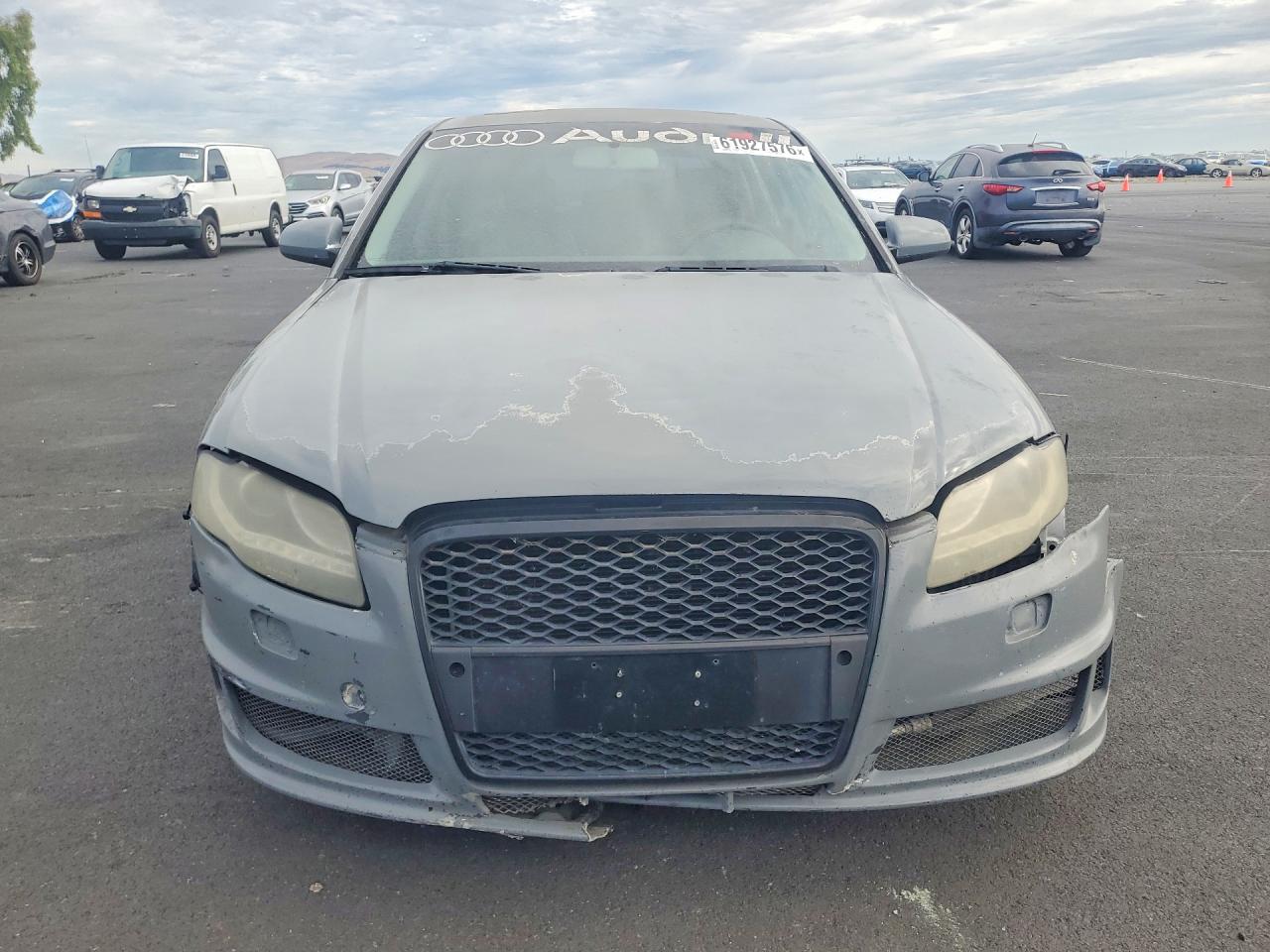 2008 Audi A4 2.0t Quattro Gray vin: WAUDF78E48A152813