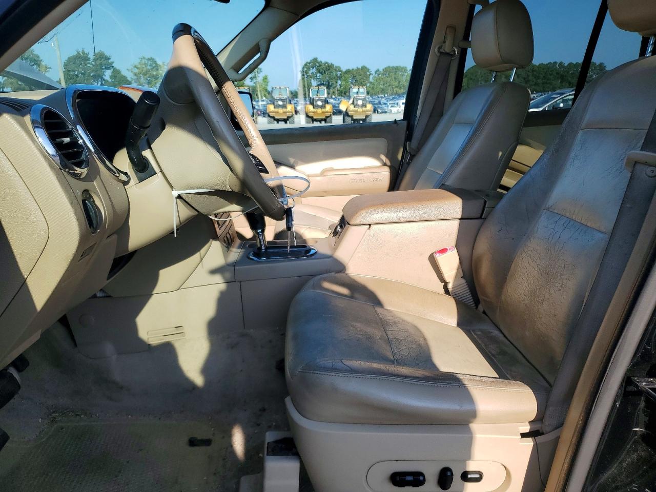 2007 Ford Explorer Eddie Bauer Black vin: 1FMEU64E87UA91455