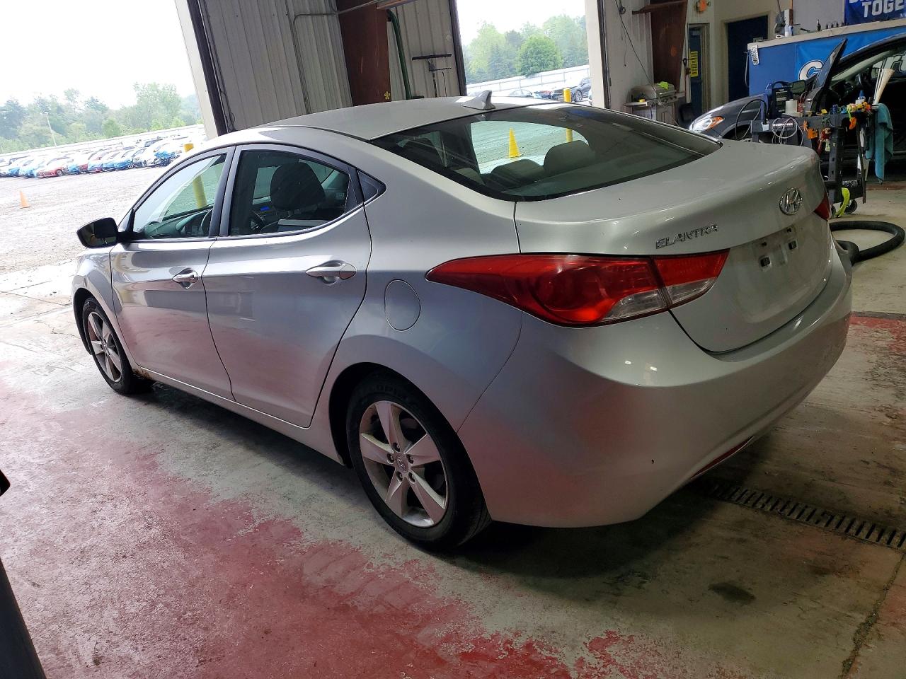 2013 Hyundai Elantra Gls Silver vin: KMHDH4AE4DU490643