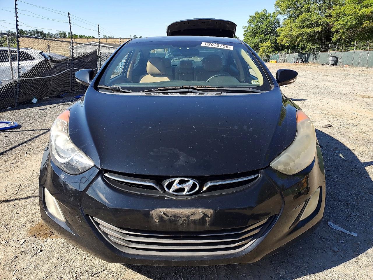 2013 Hyundai Elantra Limited Черный vin: 5NPDH4AE9DH192765