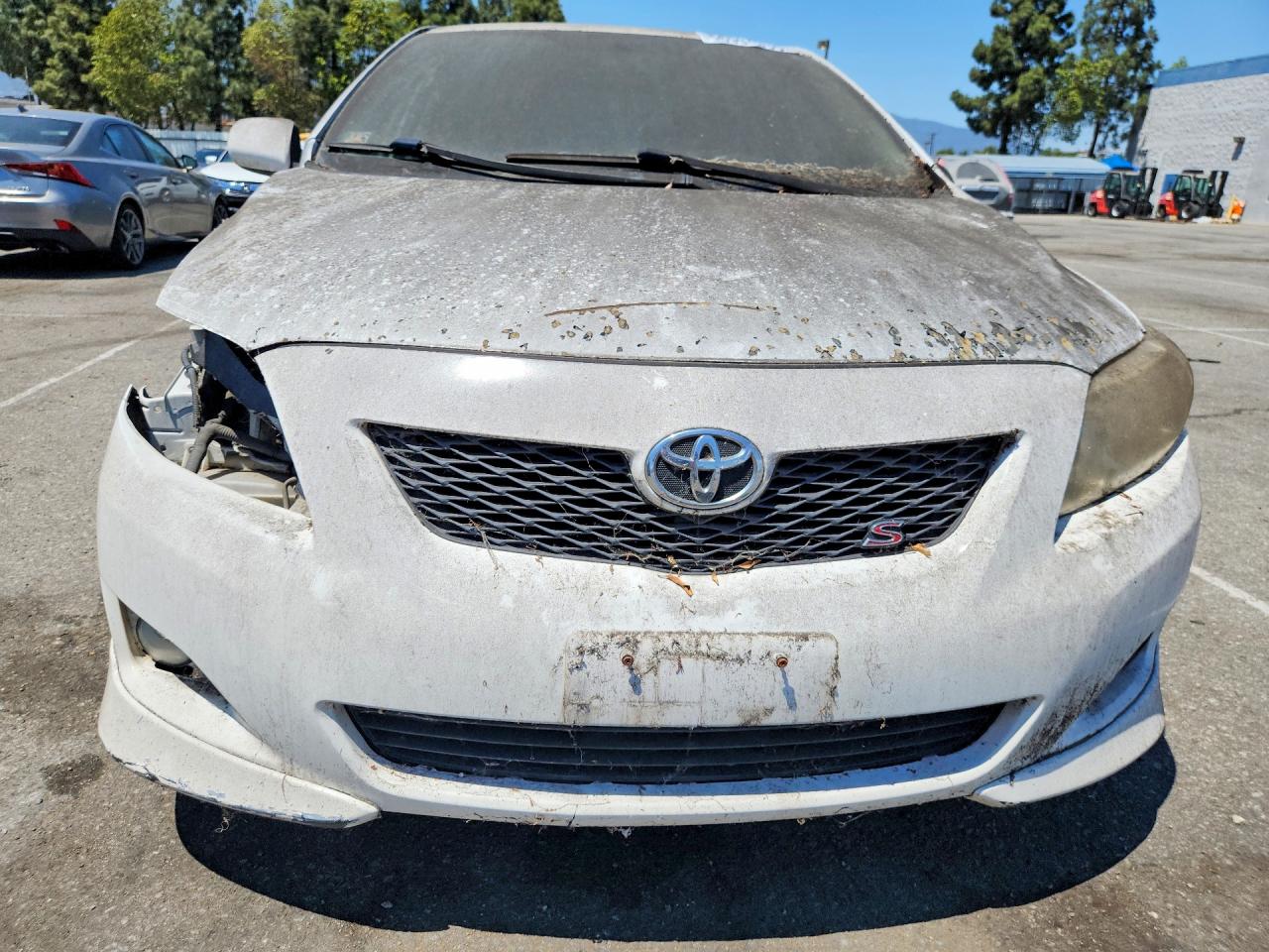 2010 Toyota Corolla S White vin: 1NXBU4EE7AZ263682