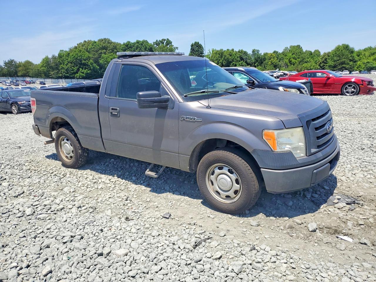 2010 Ford F150 Gray vin: 1FTMF1CW5AKE77602