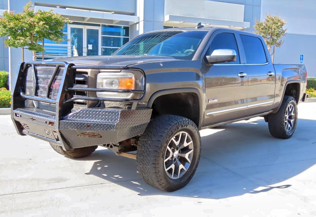 2015 Gmc Sierra K1500 Slt Brown vin: 3GTU2VEC0FG106920