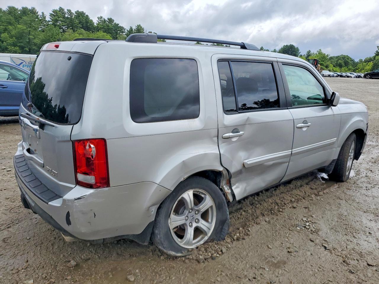 2012 Honda Pilot Ex Серебряный vin: 5FNYF4H42CB012642