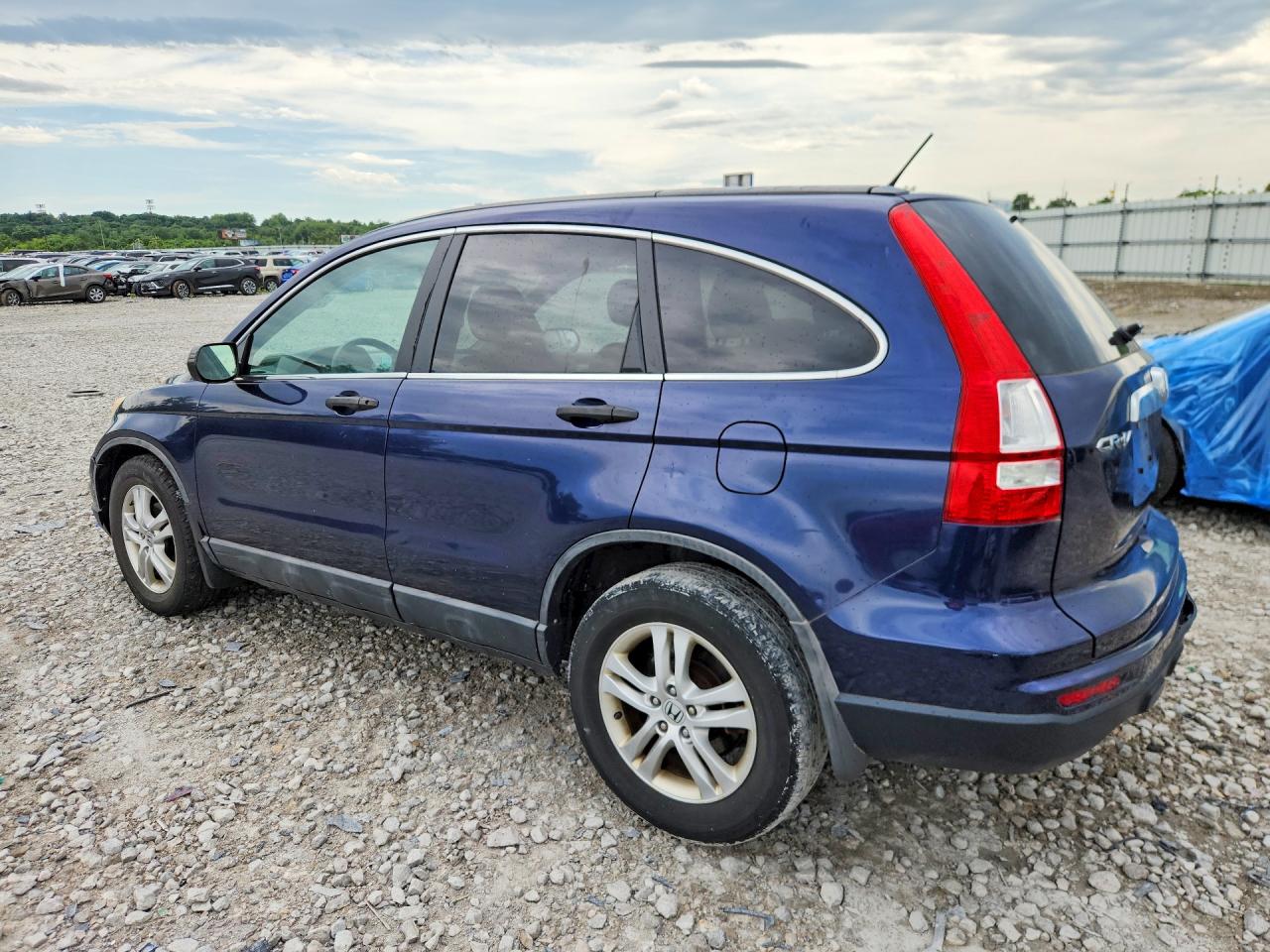 2010 Honda Cr-v Ex Blue vin: 5J6RE4H52AL002181