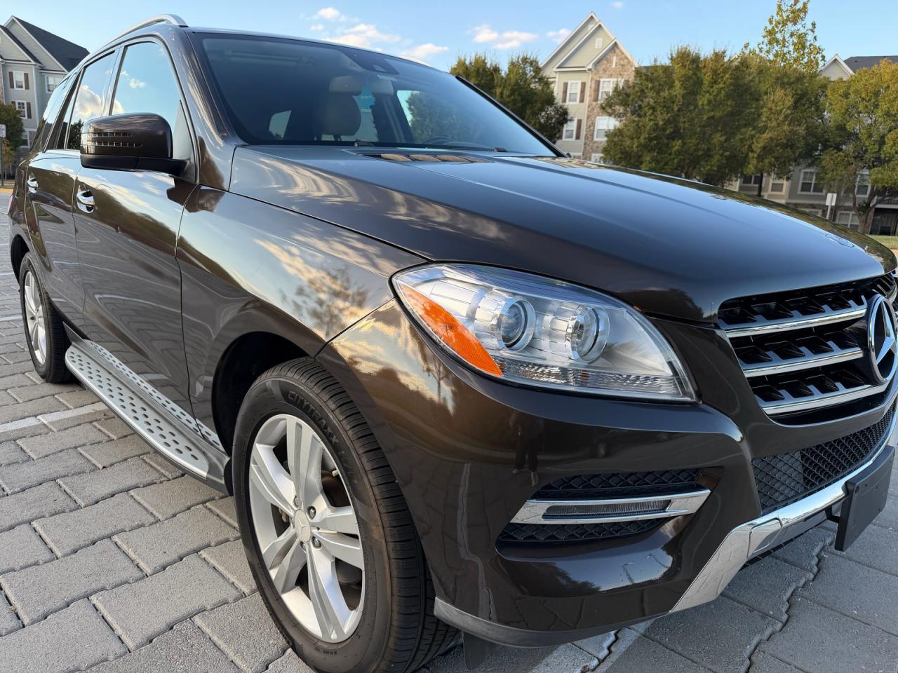 2012 Mercedes-benz Ml 350 4matic Brown vin: 4JGDA5HB2CA026708